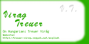 virag treuer business card
